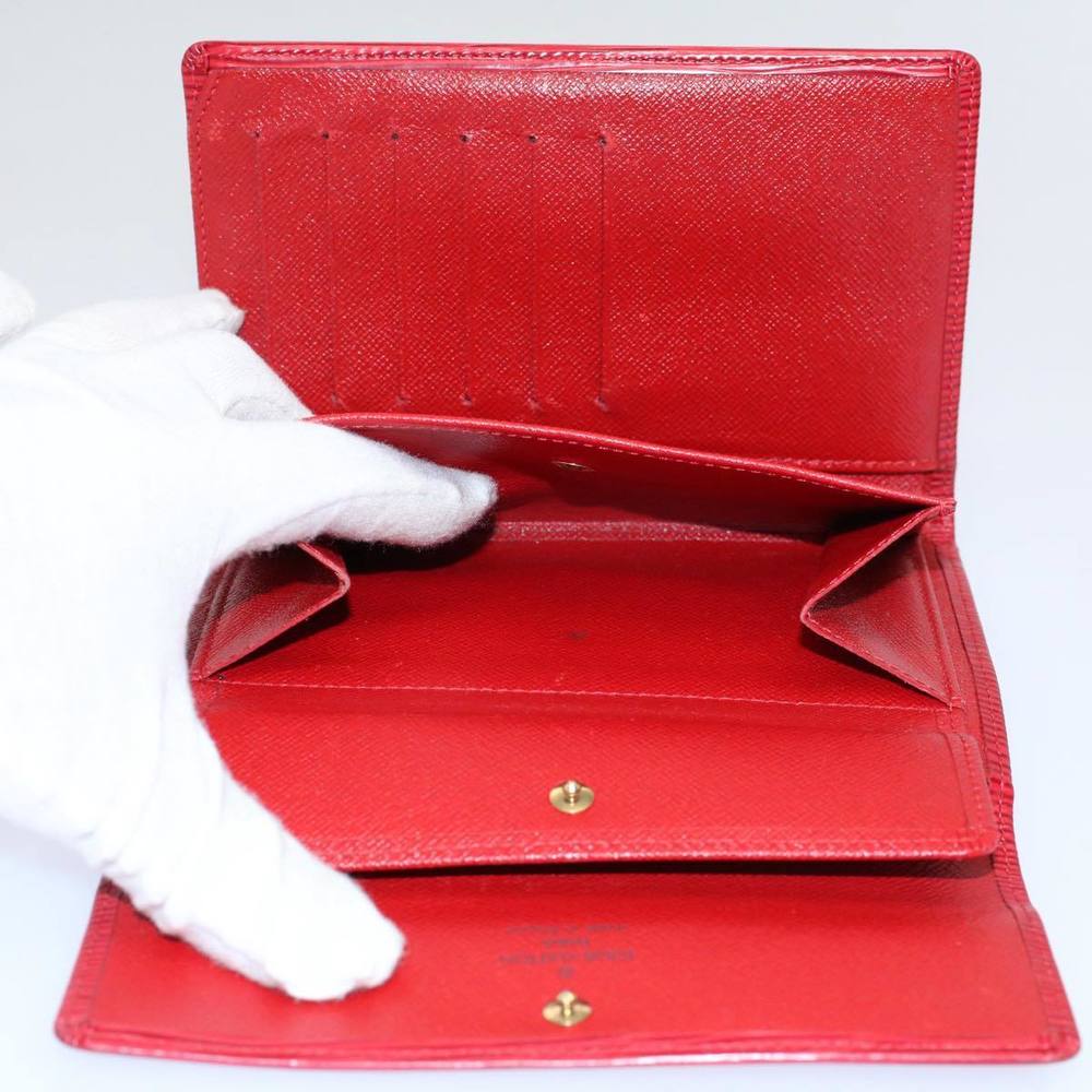 LOUIS VUITTON Vernis Epi Day Planner Cover Wallet 9Set Bronze Gris Auth ki3638 - Picture 10 of 16